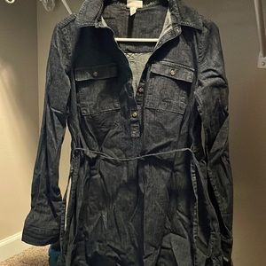 Jean maternity dress